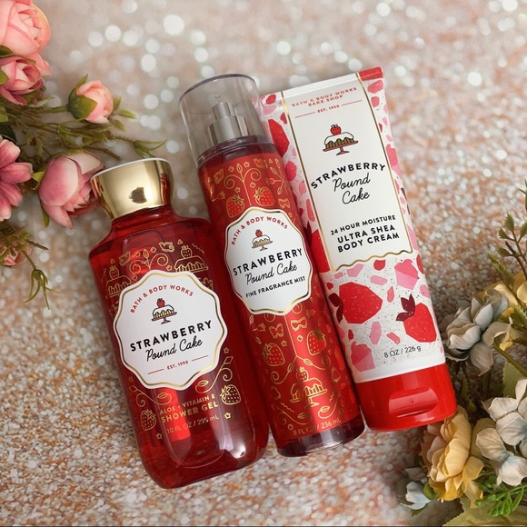 Bath & Body Works Other - ‼️SOLD‼️Bath and body works strawberry pound cake